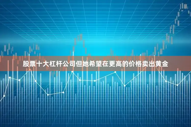 股票十大杠杆公司但她希望在更高的价格卖出黄金